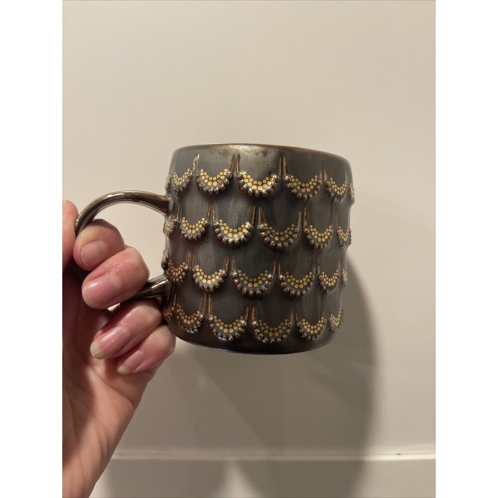 Starbucks Anniversary 2015 Mermaid Scales Coffee Mug Cup 10 Ounces
